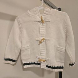 Baby Gap For Baby 18-24 Months 100% Cotton Sweater w/Hoodie