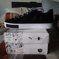 Puma X Daily Paper Court Platform S "Puma Black" Size 13 Brand New