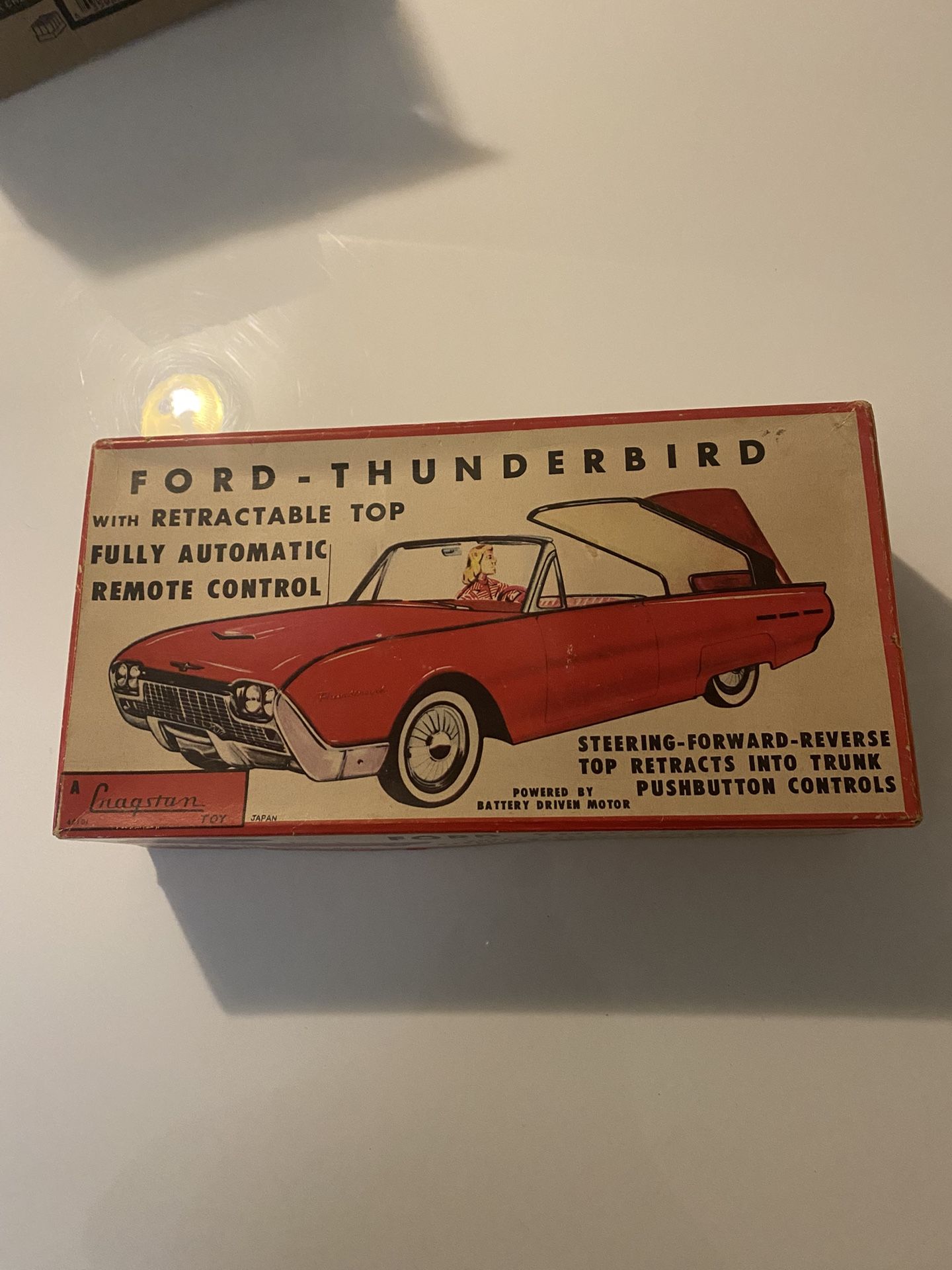Vintage Ford Thunderbird Toy Car