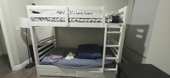 Bunk bed with storage