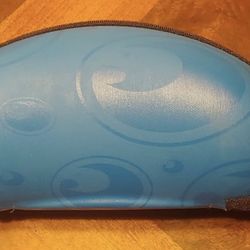 Costa Del Mar Sunglass Case Blue Zip-Up Costas