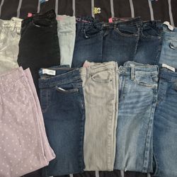 Girls Jeans Size 10 (12 Jeans)