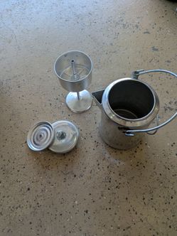 Camping coffee maker pot