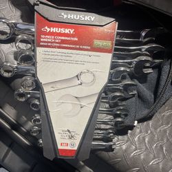 Husky 10 Piece Combination Wrench Set