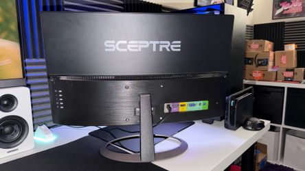 Sceptre 24” Curved 1080p 75Hz Monitor – HDMI/DP – Stand Included – READ