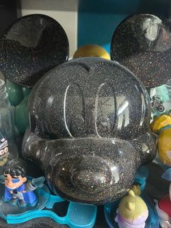 Loungefly Mickey Mouse head  sparkle bag