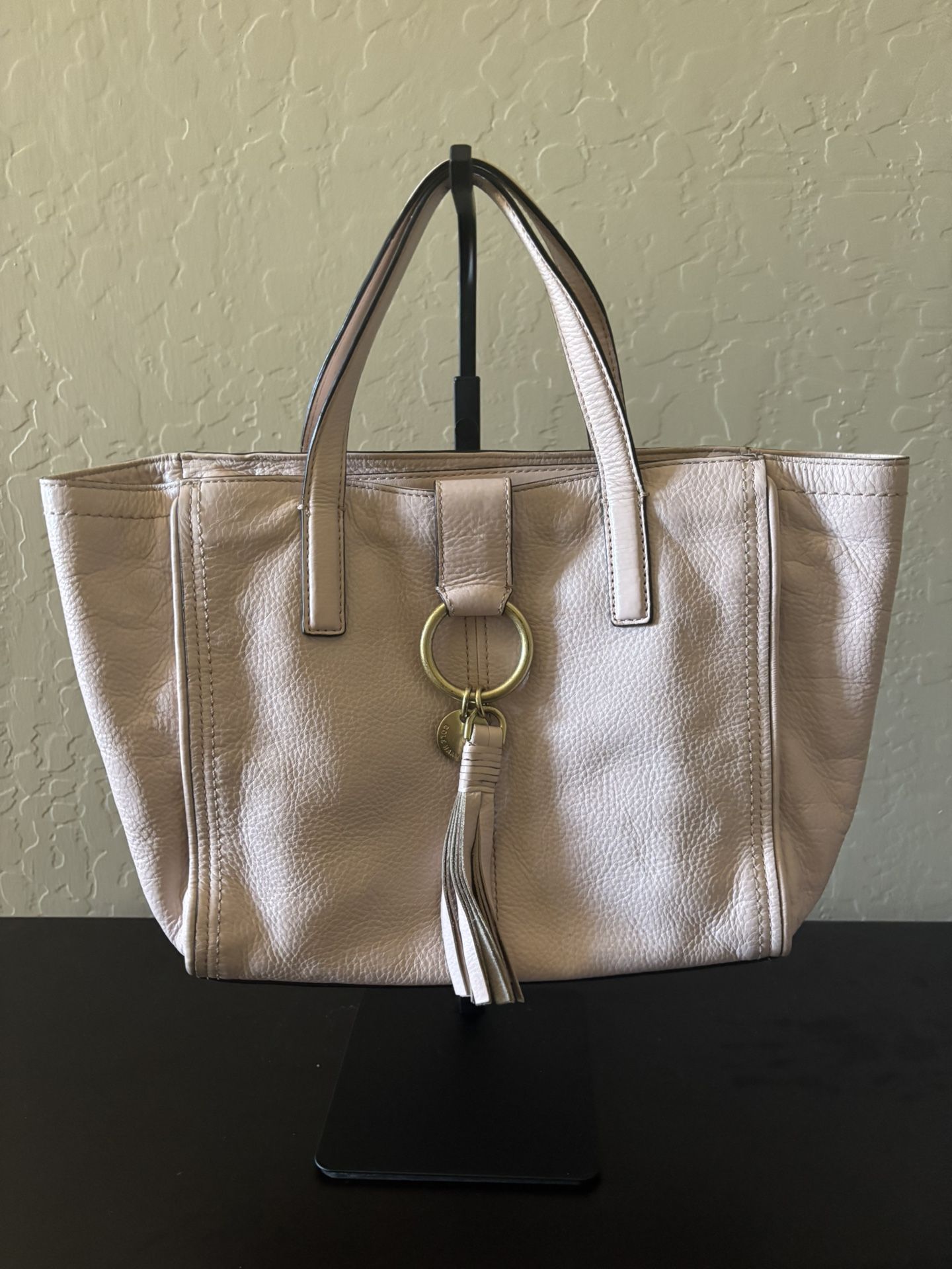 Cole Haan Fantine O Ring Ballet Pink Small Tote Bag
