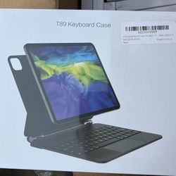 New HOU T89 Keyboard Case Pink iPad Pro and iPad air auto“Pink Only”