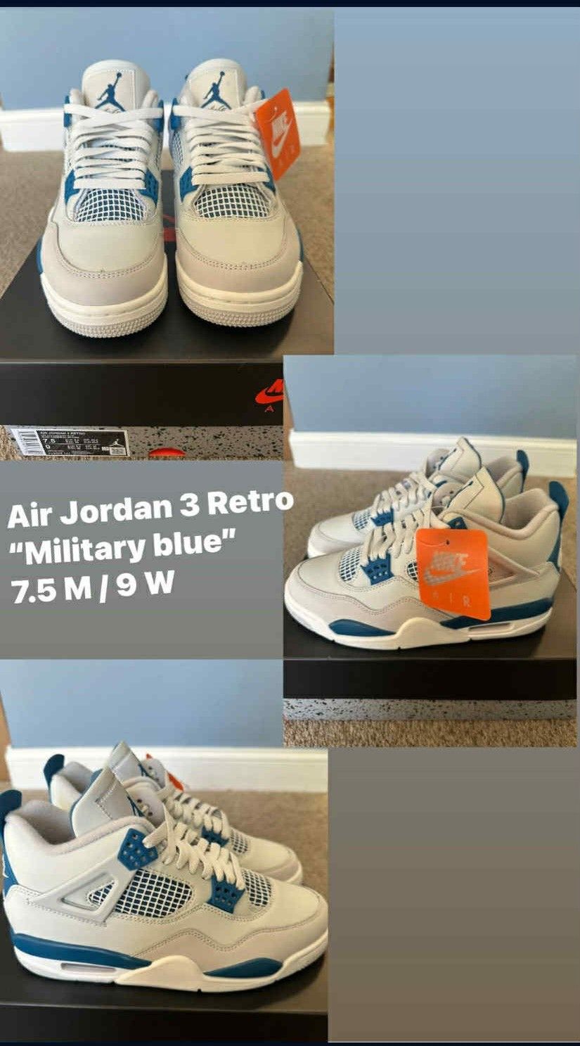 Air Jordan 3 Retro Military Blué