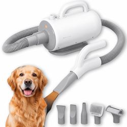 High-Velocity Dog Grooming Dryer with Heat