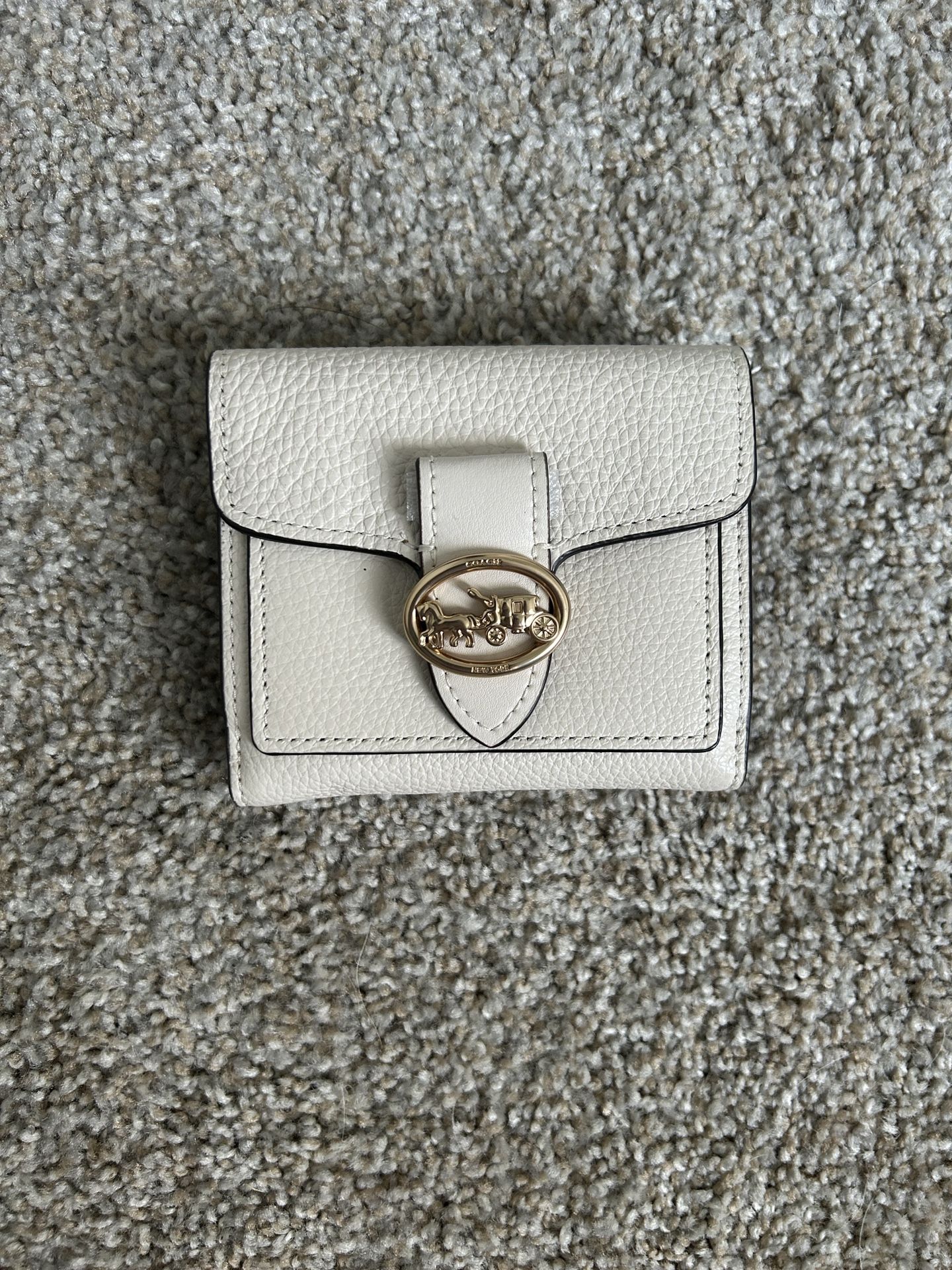 Coach Georgie Small Wallet - Chalk