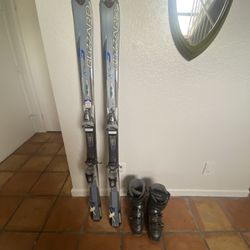 Blizzard X3 Skis with Rossignol Boots and Bindings