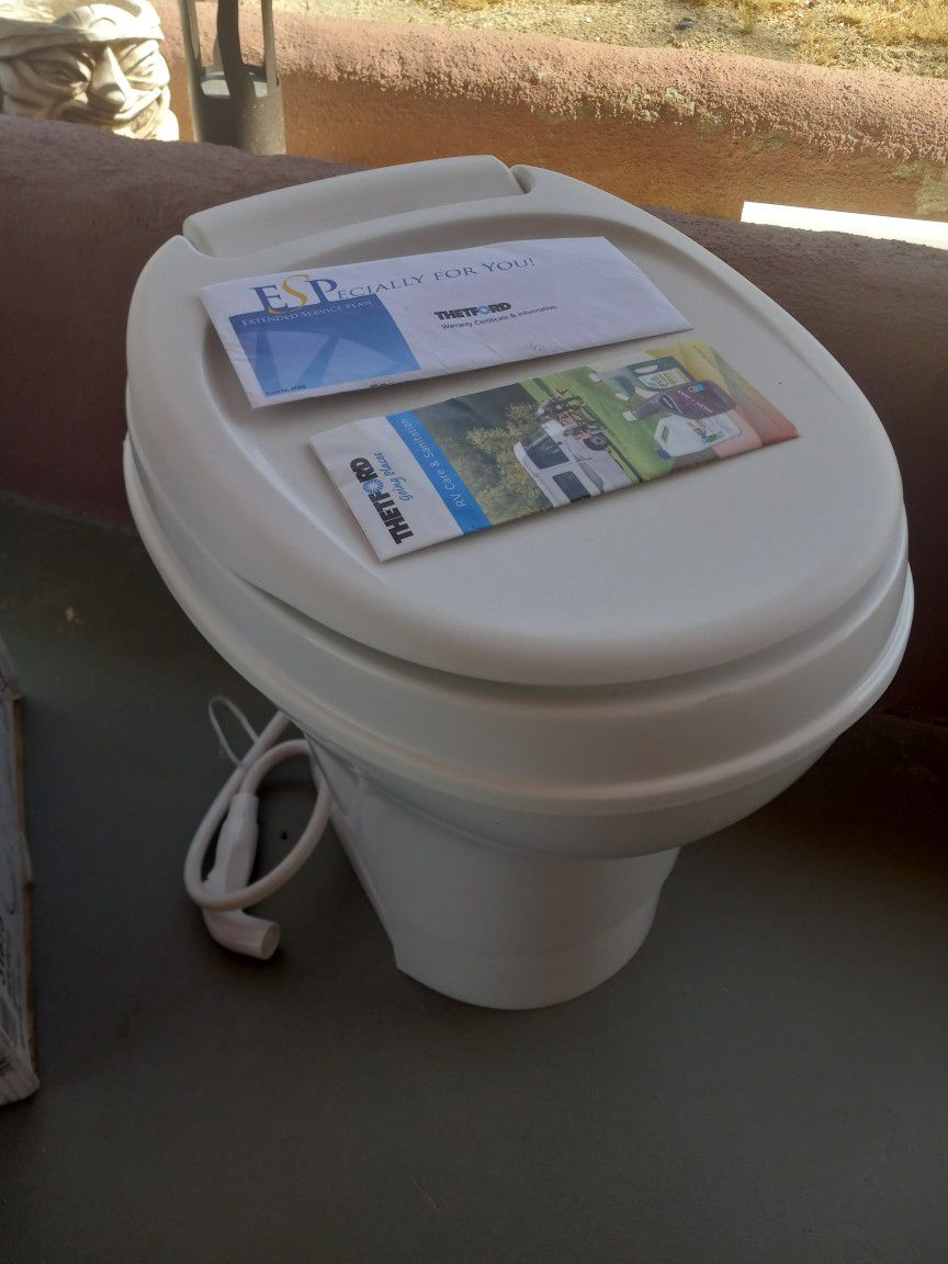 New RV Thetford High Rise Aqua Magic Toilet