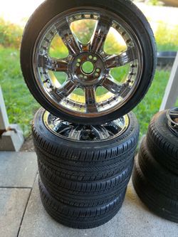 4 lug nut universal rims and Michelin tires