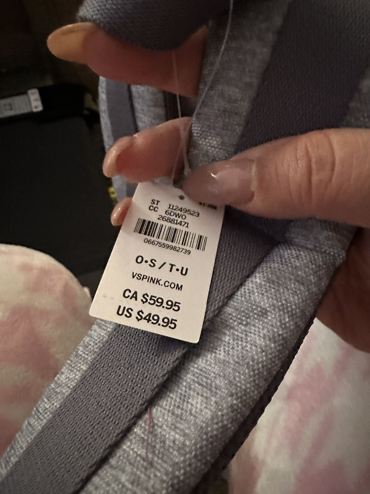 Brand new grey backpack Pink