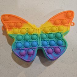 Rainbow Butterfly Bubble Pop Crossbody