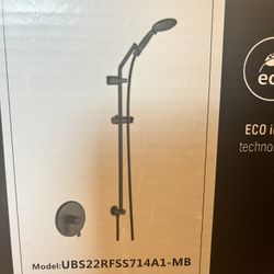 Brand New Shower set Matte Black