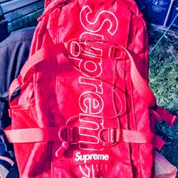 Supreme Backpack FW18 Red