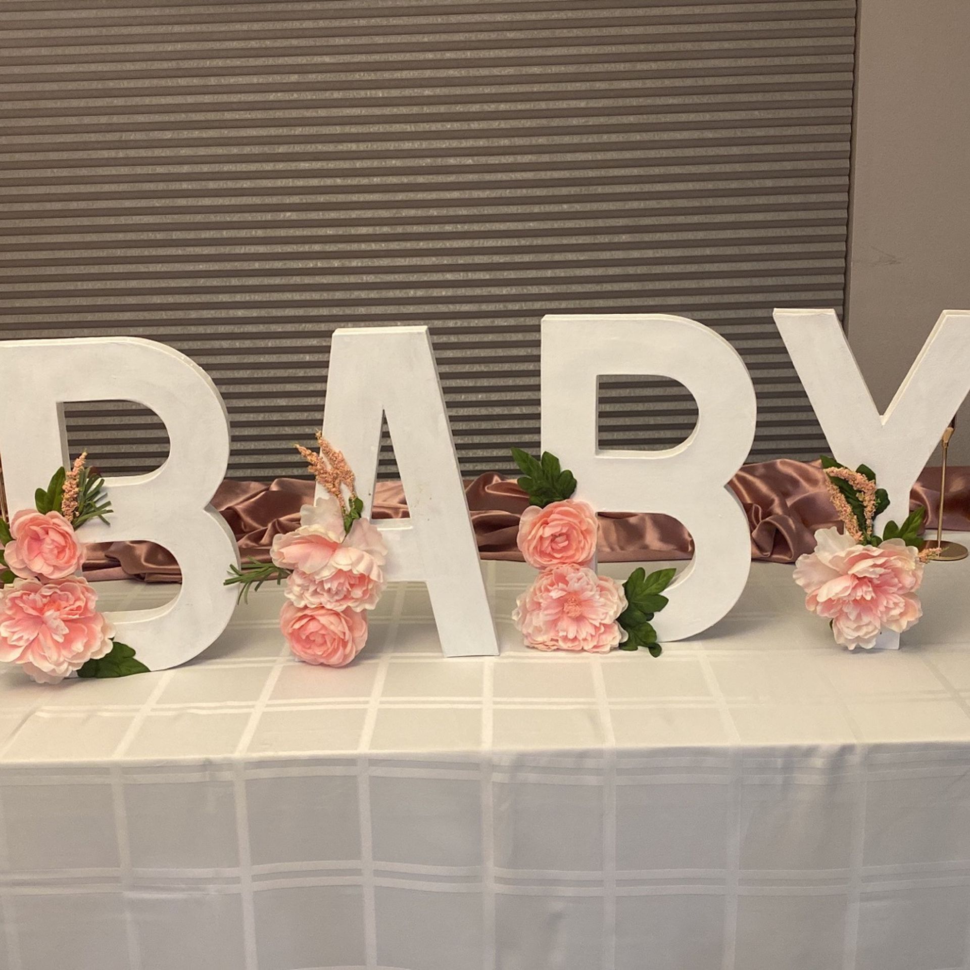 Baby Letters For Decor