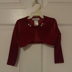 Beautiful Baby Red Jacket Size 24 Months 