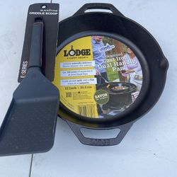 Lodge Cast Iron Seasoned 12" Dual Handle Pan-Savor