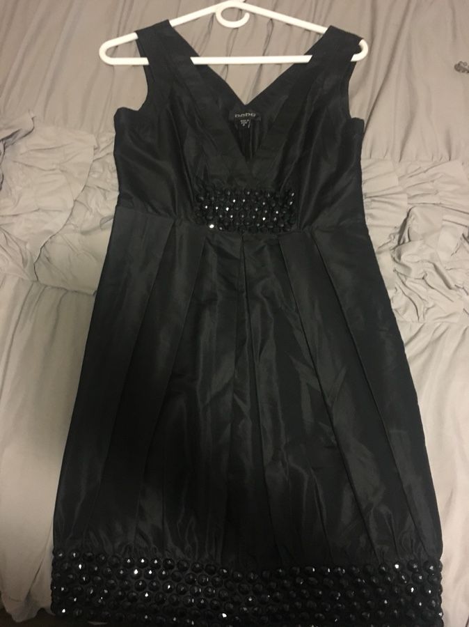 Fabulous Black Taffeta Dress from Bebe.