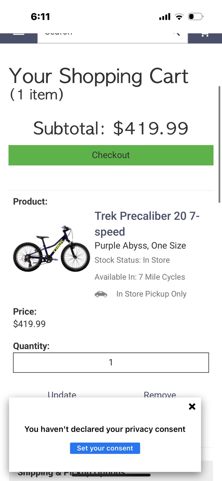 Kids Mountain bike