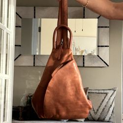 We The Free Leather Bag/ Backpack 
