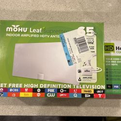 MOHU Leaf Indoor Antenna HDTV + HomeRun Connect Quattro