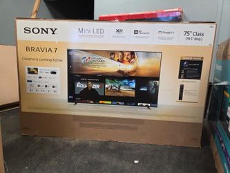 75” Sony smart 4k Bravia 7 mini led tv