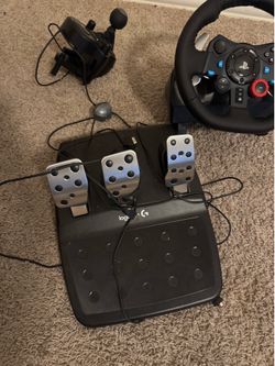 Logitech G racing pedals and controls
