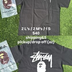bape X stussy collab