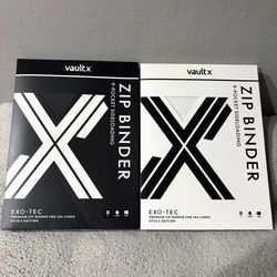 NEW Vaultx Vault X Exo-Tec ZIP 9-pocket BINDER SV10.5 Black Bolt White Flare Limited Edition