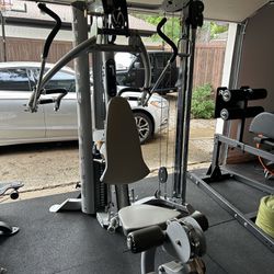Hoist Fitness V4- Elite Home Gym w/HILO Pulley Option and 50lbs Weight Stack Upgrades