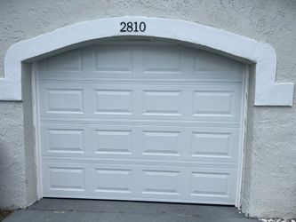 WHITE Single Car Garage Door, Install Included - New! By Local GC, Top Rated