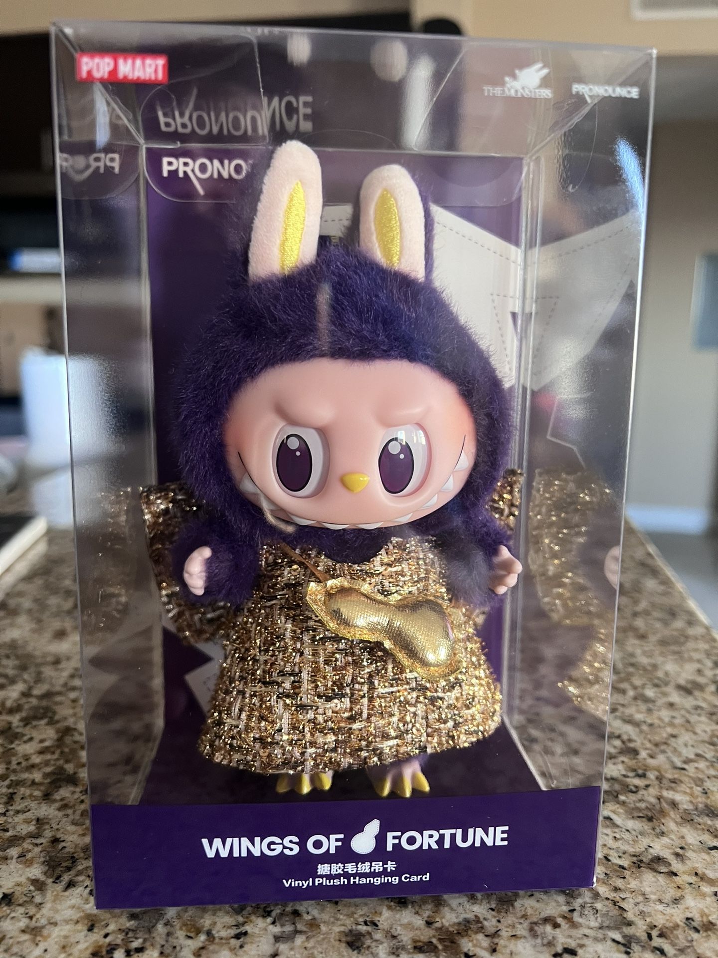 Pop Mart The Monsters x Pronounce Wings Of Fortune Labubu