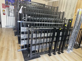 Cerca de hierro forjado galvanizado