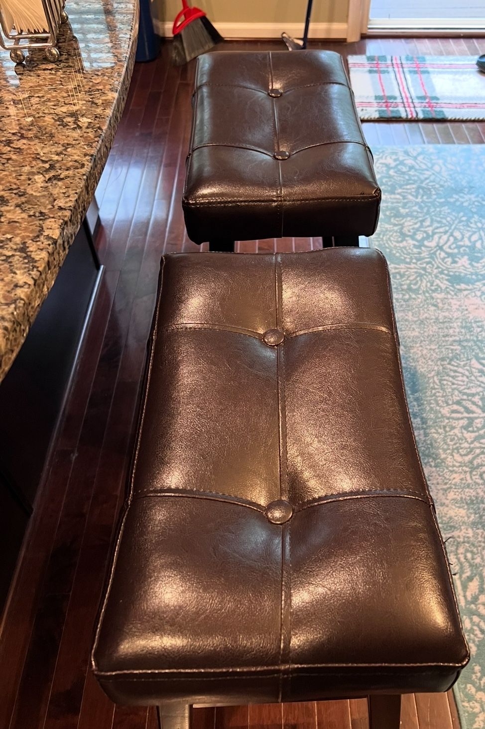 Pair of Bar Stools - Espresso Brown