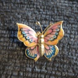 Vintage Butterfly Brooch/Pendant 