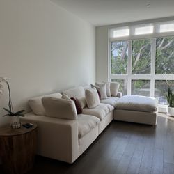 Sectional Couch (4 Piece, Light Beige) 