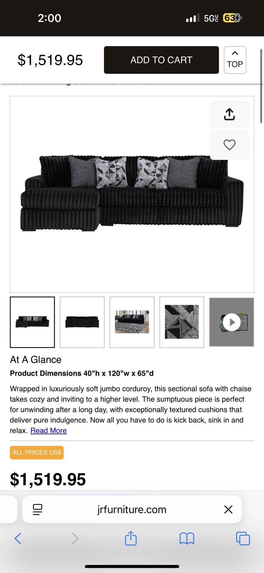 Couch For Sale like new $900 OBO