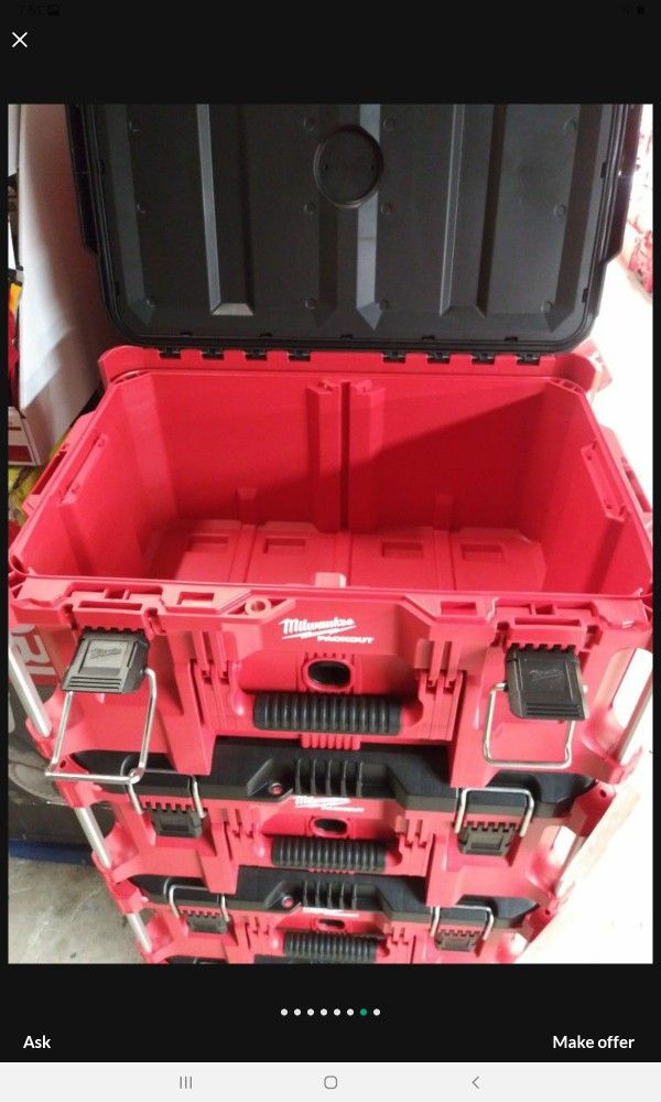 MILWAUKEE PACK OUT TOOL BOX BRAND NEW EACH