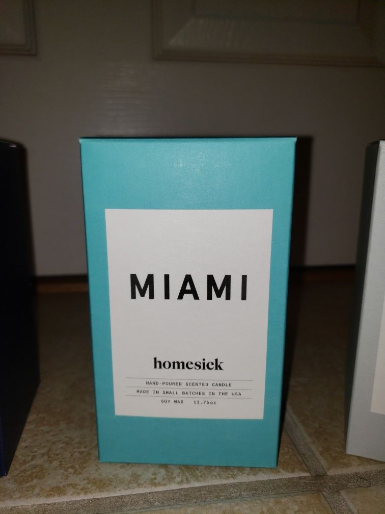 Homesick Miami Soy Candle