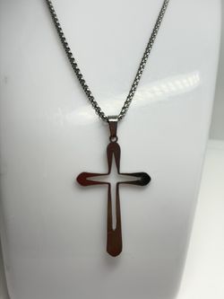 Men Women Cross necklace 
