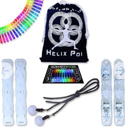 Helix Poi W/ Non-LED Knob Handles