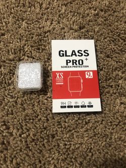 Apple Watch case 38mm and glass series 1-2-3