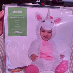 Baby Halloween unicorn costume (6-12months)
