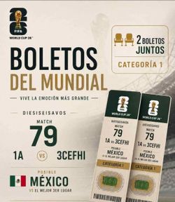 Boletos Mundial Partido 79, Posible Mexico