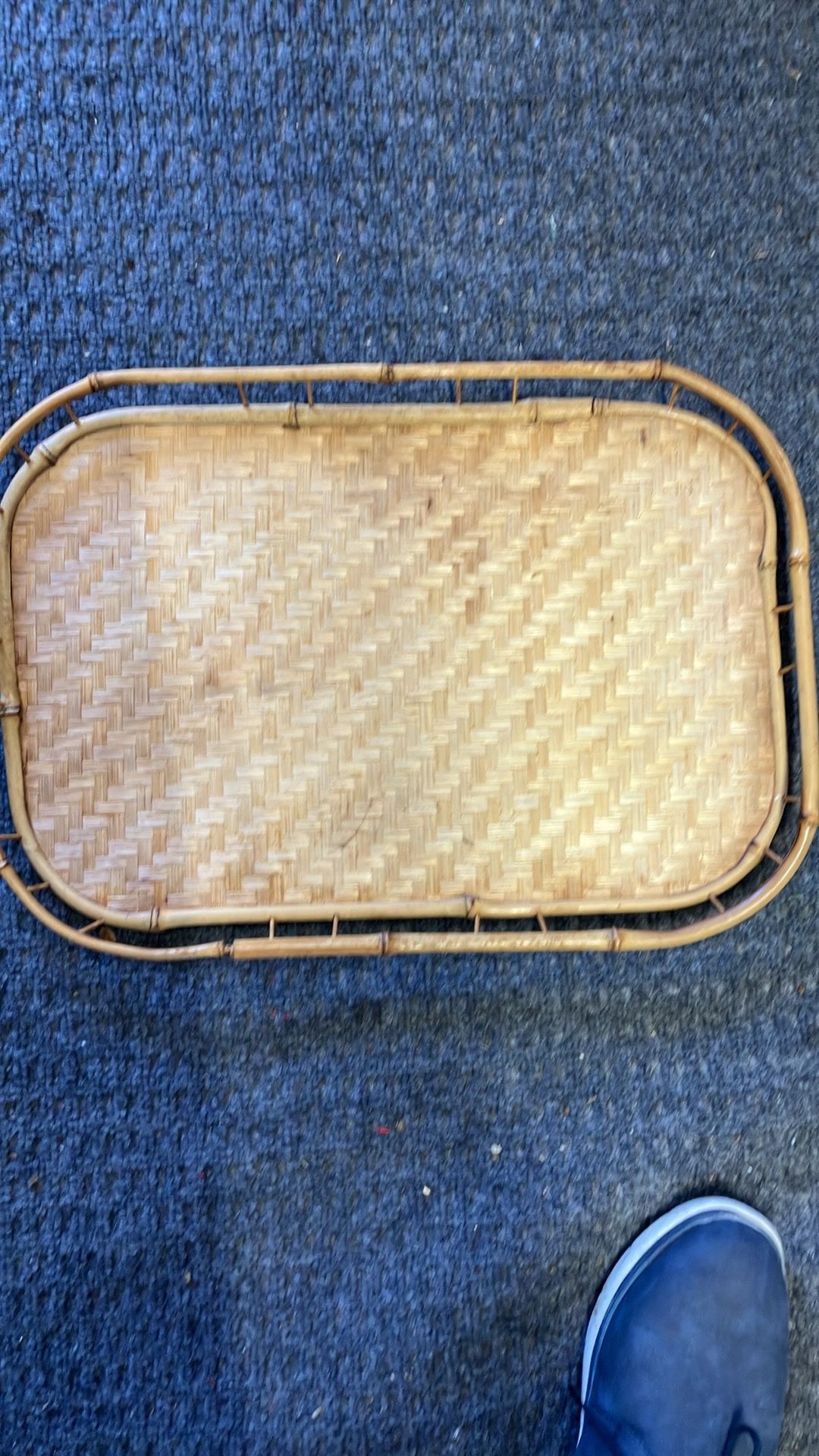 Vintage Bamboo Tiki Serving Tray