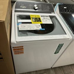 Whirlpool brand new washer with removable agitator